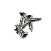 W4 1/2" No. 6 Countersunk Self-Tapping Stainless Steel Screws
