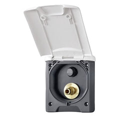 Fawo Outdoor Shower White with switch for pump