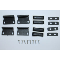 Black fixed/open bracket,4 pck