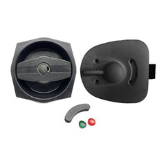 Hartal Left Hand Bar Grip Black Complete Lock suits West Alloy