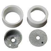 W4 Wardrobe rail end support 2 pack