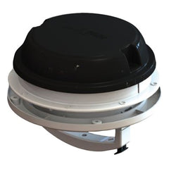 Maxxfan Black Dome Plus with LED