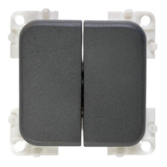 CBE Grey Double Switch