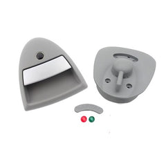 Hartal Triangle Right Hand Complete Lock, Grey, suits West Alloy