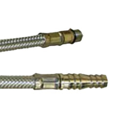Dimatec 300mm Ribbed Flexi Tap Hose with Barbed End (order in multiples of 2)