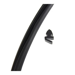 Hartal Stable Door Rubber Seal, Black (order multiples of 50m)