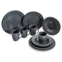 16 Piece Dinner Set Graceful Grey