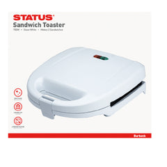 Status Burbank White Sandwich Toaster