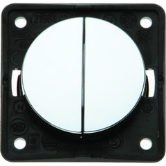 W4 Twin Rocker Switch Gloss Chrome