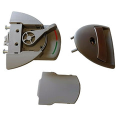 Hartal Triangle/Fusion Left Hand Complete Lock, Grey, suits Zadi