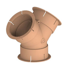 Whale Beige 65mm 'Y' Air Duct Fitting
