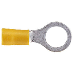 W4 8mm ring terminal yellow 3 pack