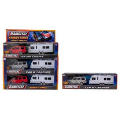 Car & Caravan Die Cast Model Set (Pack of 9)
