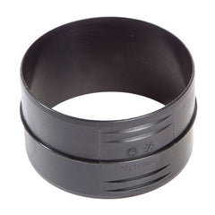 Whale Black 90mm Straight Air Duct Fitting