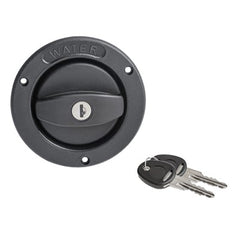 Fawo 40mm Black Water Inlet and Filler Cap Short Version with 2 Keys