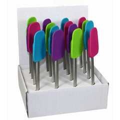 Silicone Spoons in display box (x 16)