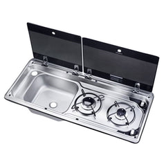 Dometic MO9722 Slimline Piezo Hob & LH Sink Unit