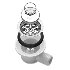 Dometic SMEV AC530 siphon angled waste fitting 25mm dia