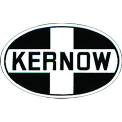 W4 Large Oval Kernow Sticker