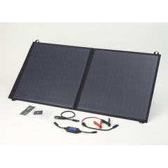 90watt fold up panel includes 10amp in-line pwm