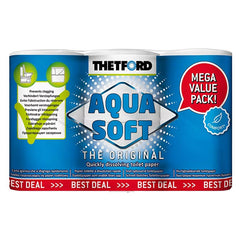 Thetford Aqua Soft Toilet Roll 6 Pack (Order in multiples of 10)