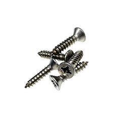 W4 3/4" No. 8 Countersunk Self-Tapping Stainless Steel Screws