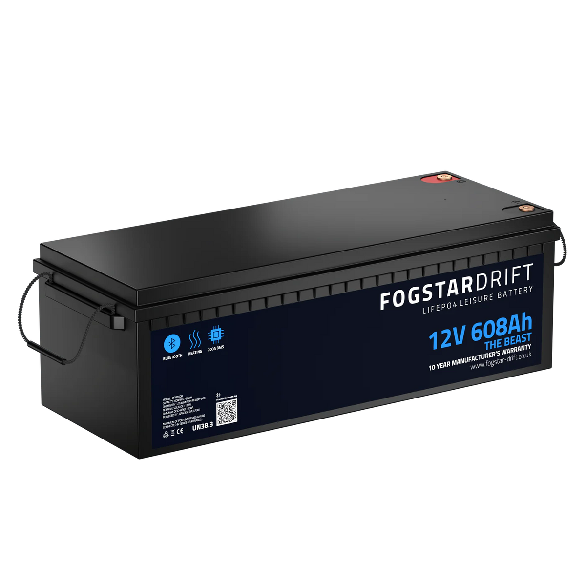 FOGSTAR DRIFT 12V 608AH LITHIUM LEISURE BATTERY
