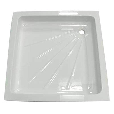 CP White Acrylic 585 x 585mm Shower Tray