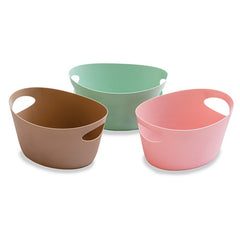 Wave 3L Mini Storage Bowl assorted colours (order in multiples of 12)