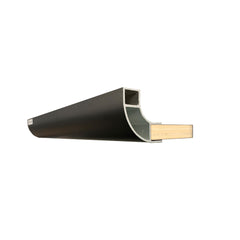 40mm Aluminium shelf profile open one side (order in multiples of 3)