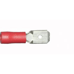 W4 Red 6.35mm Male Push on Terminal 3 pack