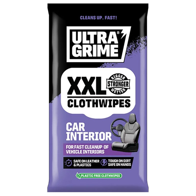 Ultra Grime Car Interior 20 XXL Wipes (Order in multiples of 6)