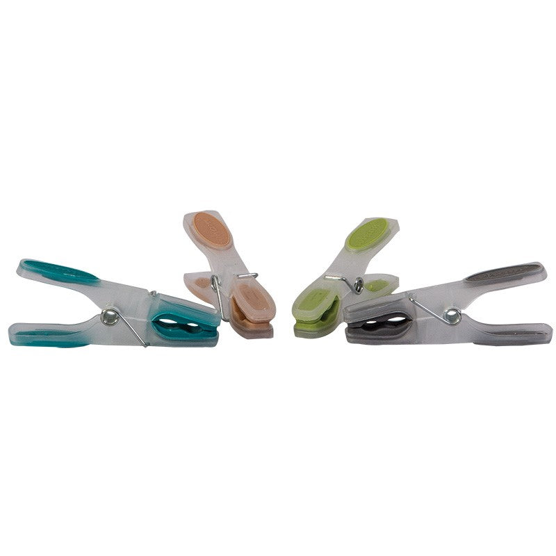 24 x soft touch clothes pegs