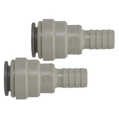 John Guest Hose Connector 15mm x 1/2" 2 pack
