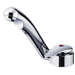 Keramik Samba mixer tap with 25cm flexi hose with barbed ends & 39mm hole size