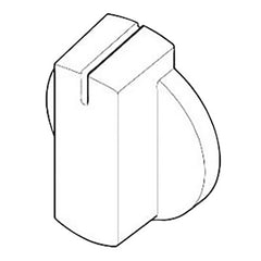 Thetford Chrome Straight Knobs (6 pack)