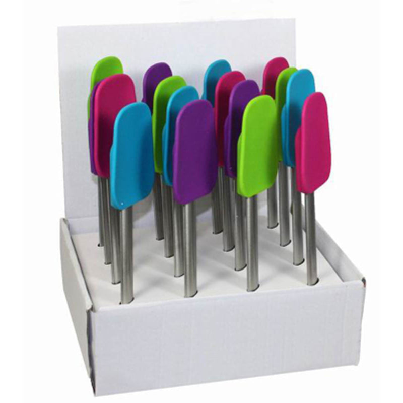 Silicone Spoons in display box (x 16)
