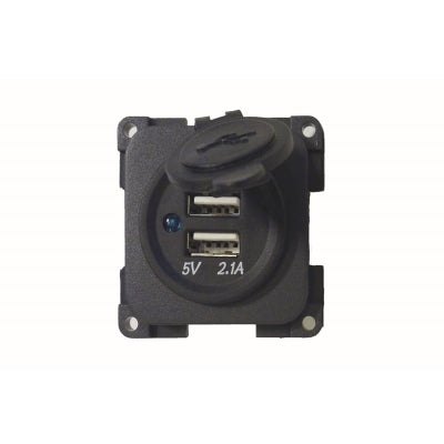 CBE Grey Double USB Charger retail packaged