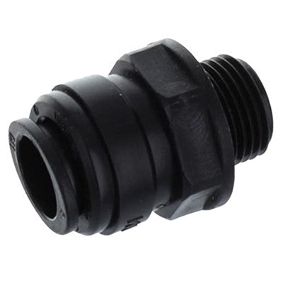 John Guest Straight Threaded Adaptor 3/8 -12 mm (order in multiples of 10)