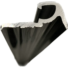 Polyplastic Black 1627mm Notched Clip-In Hinge Bar