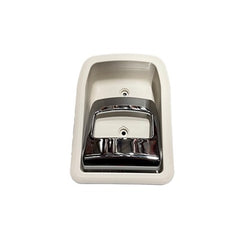 Hartal Inner Door Handle - Cream with Chrome Handle