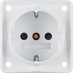 W4 Schuko Socket White