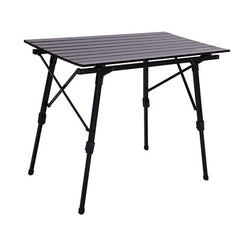 Quest Elite Brenig Slatted Black Table