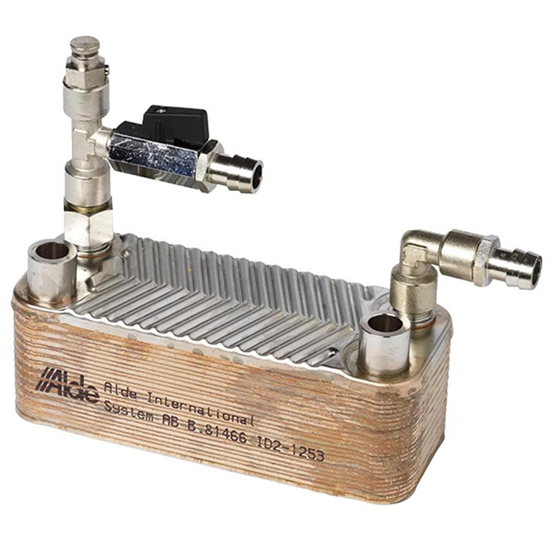 Alde Engine Heat Exchanger with Manifold
