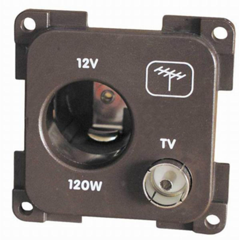 CBE Brown 12v (auto) + TV Socket
