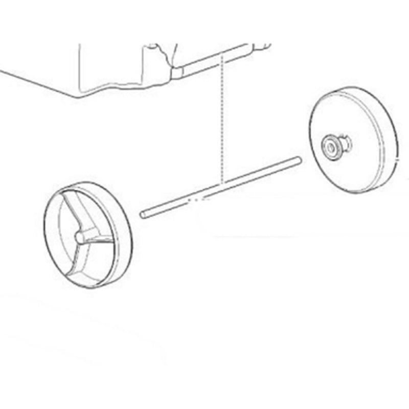 Thetford SC234/C200/C220 Wheels & Axis Holdingtank