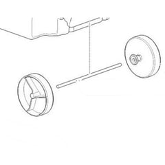 Thetford SC234/C200/C220 Wheels & Axis Holdingtank